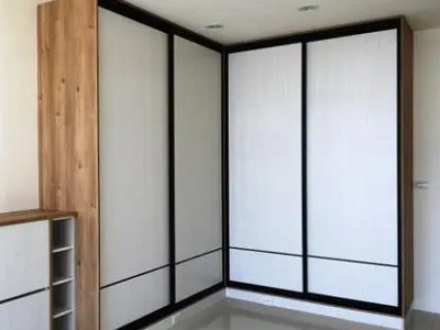 新北鋁框玻璃門廚房隔斷